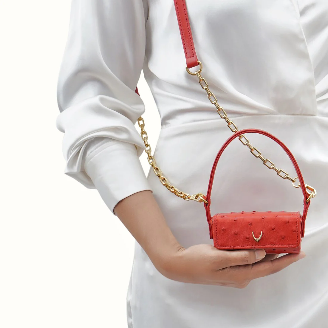 Bartoli 01 Red Leather Lipstick Purse - Image 3