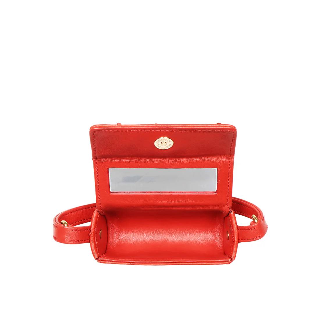 Bartoli 01 Red Leather Lipstick Purse - Image 7
