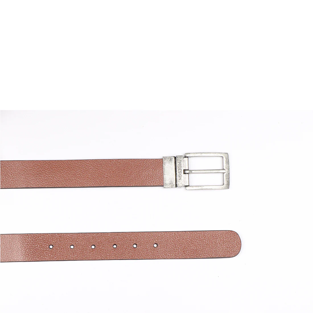 Be2202 Men's Tan Reversible Leather Belt - Image 3