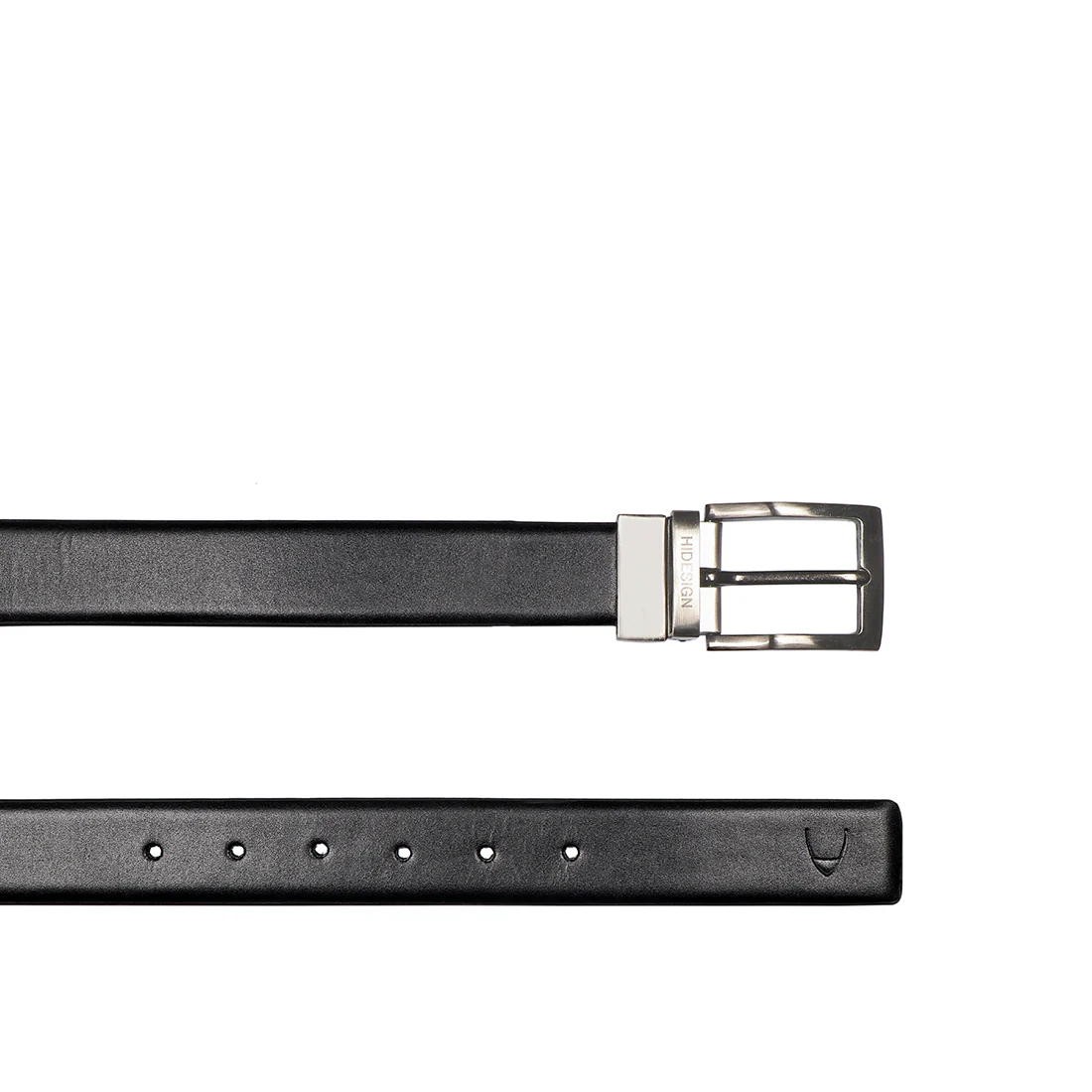 Be2209 Men's Black Reversible Leather Belt - Image 5