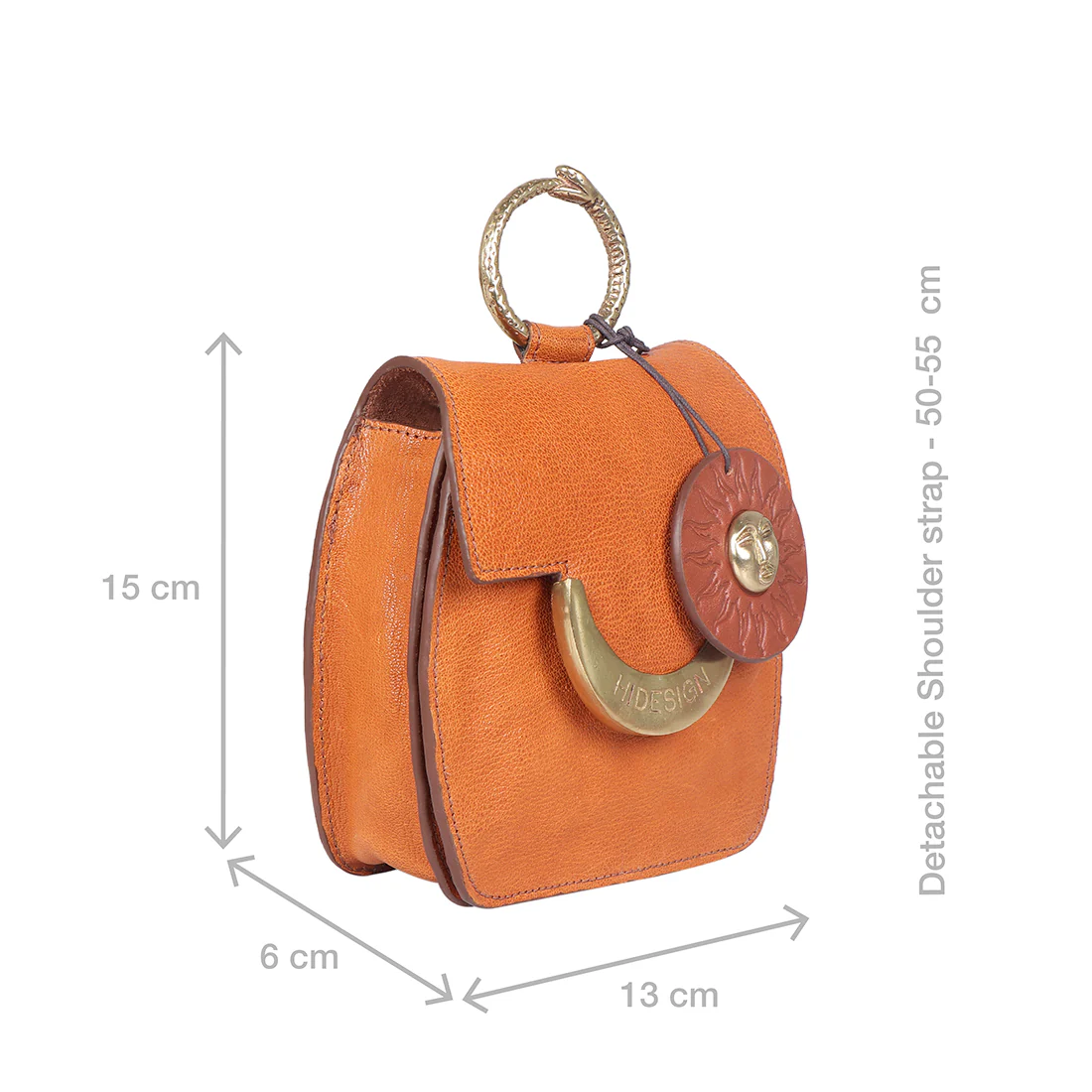 Beatrix 01 Tan Leather Sling Bag - Image 3