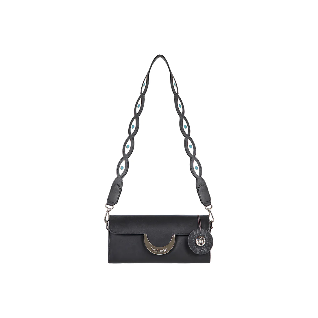 Beatrix 02 Black Leather Crossbody - Image 2