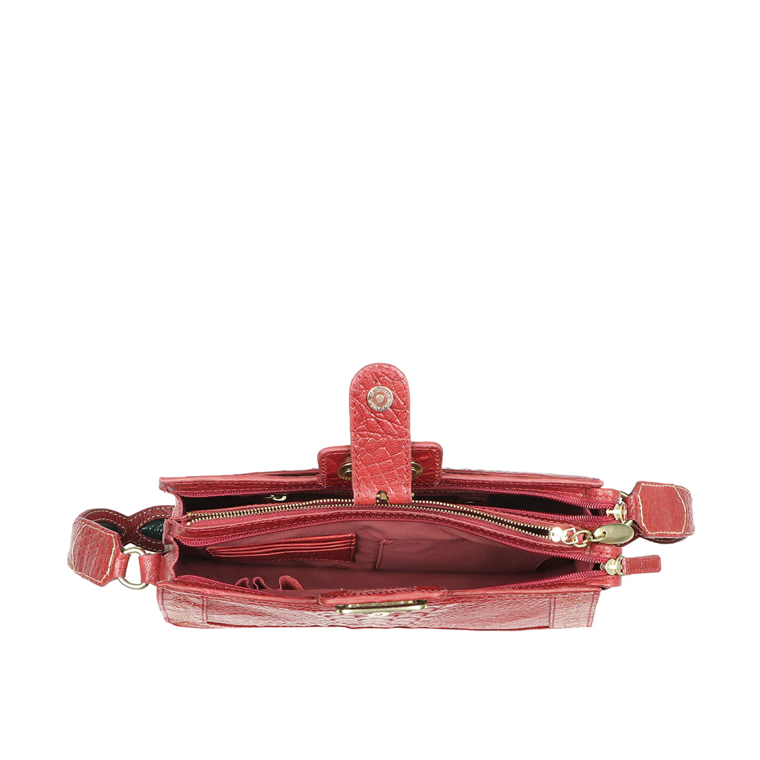 Bedouin - 03 Red Leather Shoulder Bag - Image 6