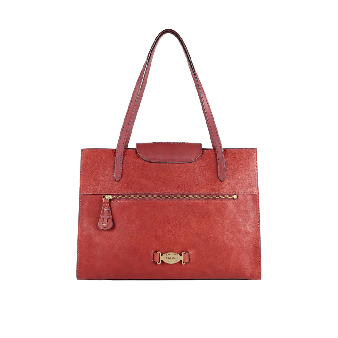 Belle Star 01 Marsala Leather Tote Bag - Image 4