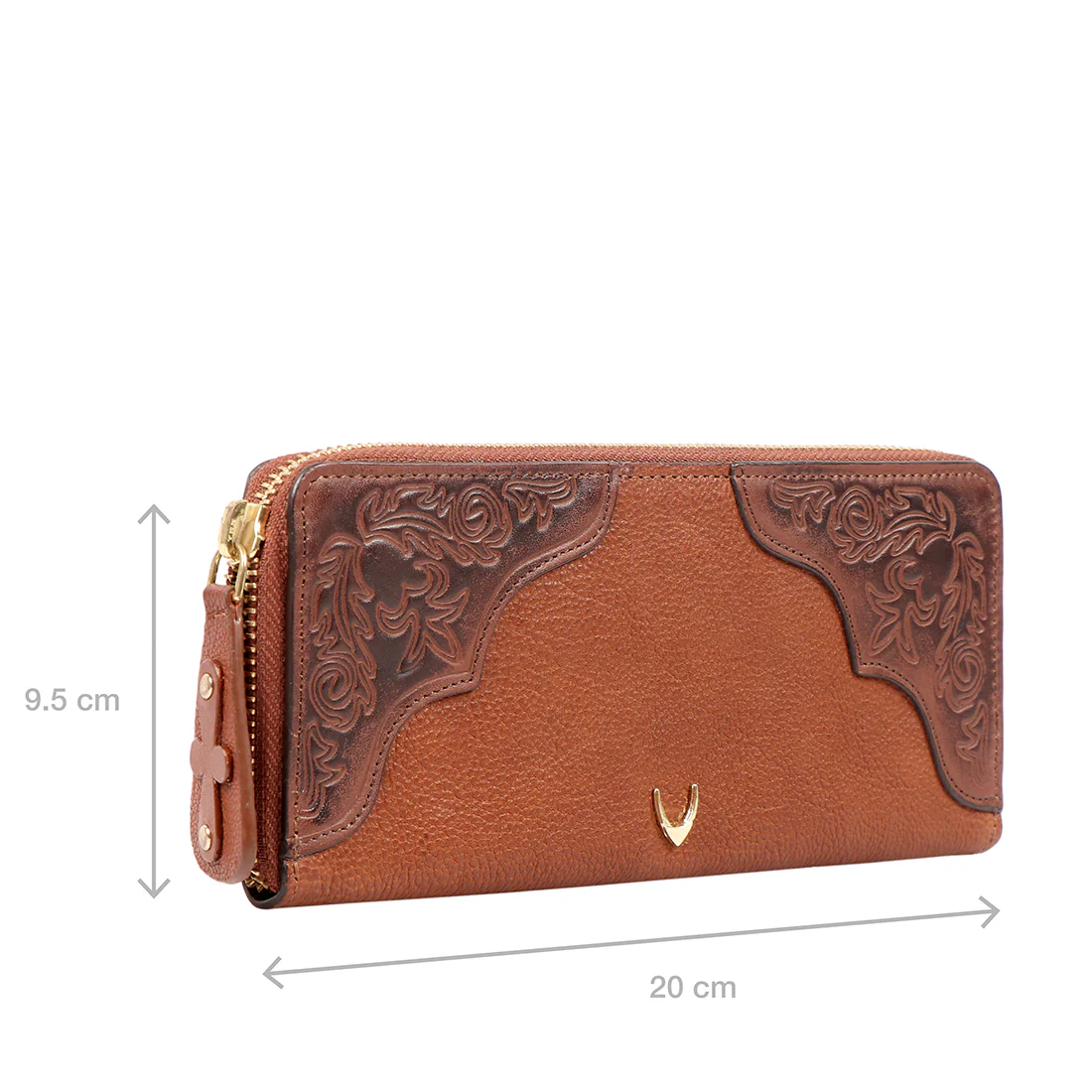 Belle Star W1 Tan Leather Zip Around Wallet - Image 3