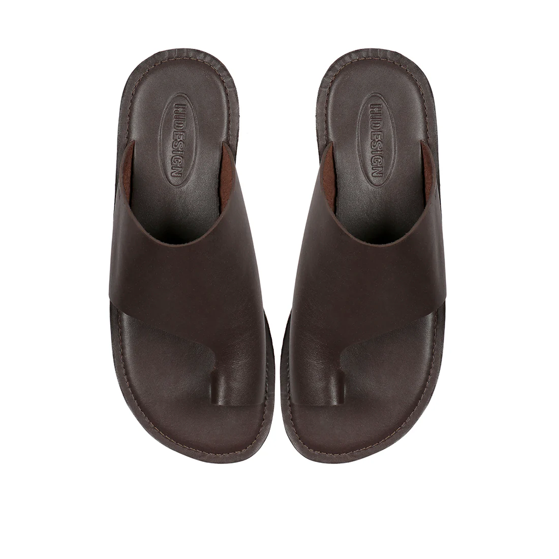 Ben Men's Brown Leather Flats - Image 7