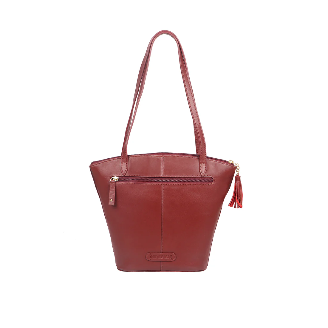 Beth 02 Red Leather Tote Bag - Image 3