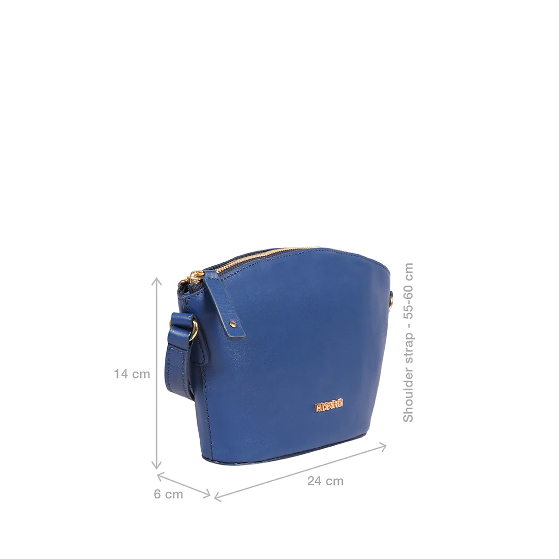 Beth 03 Blue Leather Crossbody - Image 3