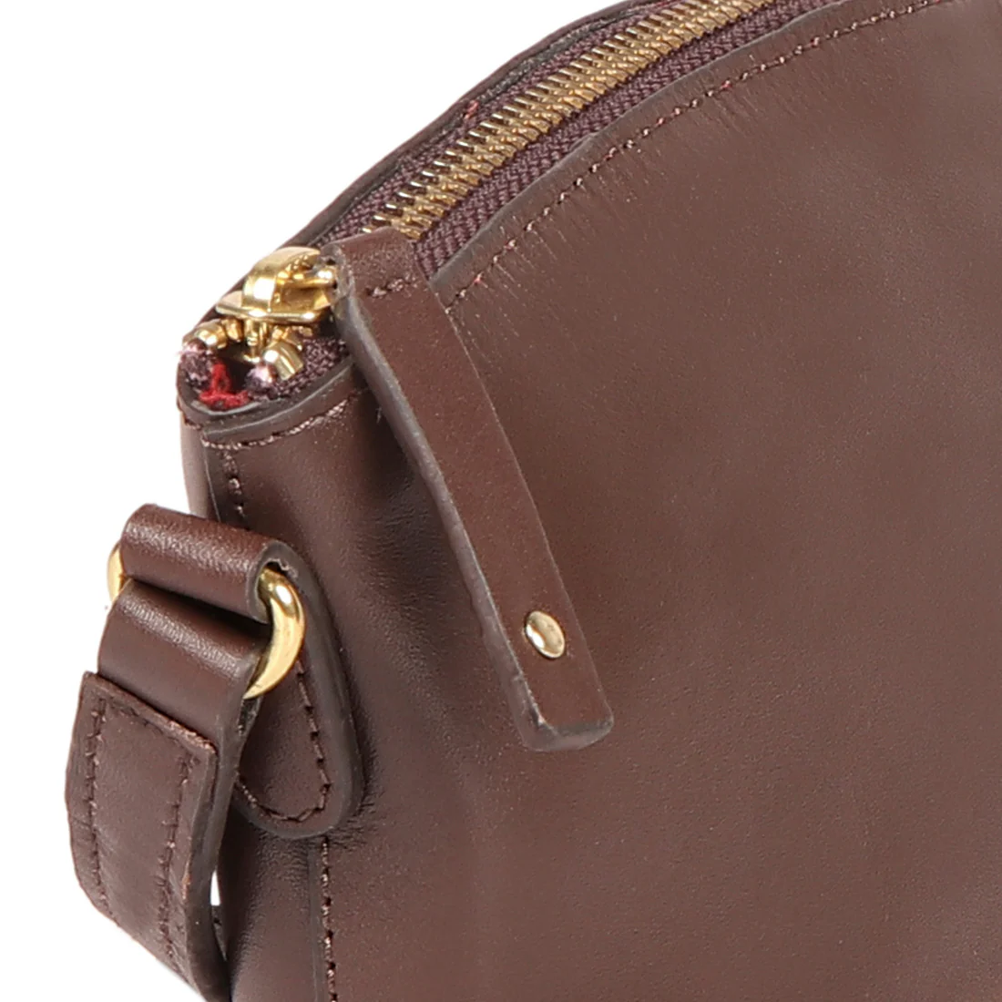 Beth 03 Brown Leather Crossbody - Image 5