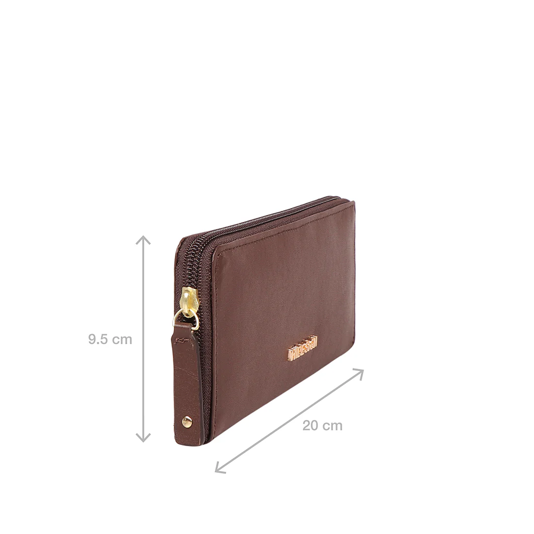 Beth W2 Default Title Leather Zip Around Wallet - Image 2