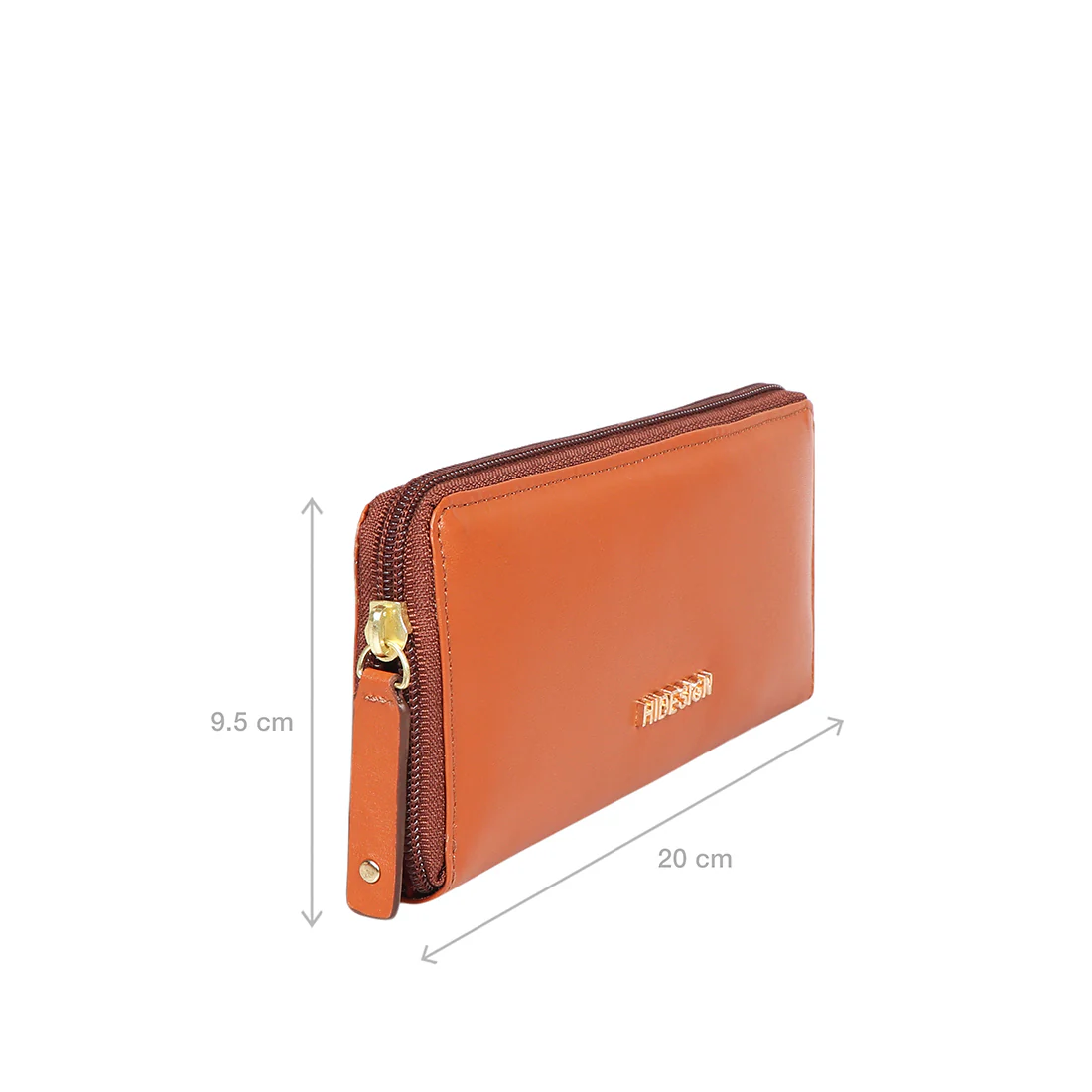Beth W2 Tan Leather Zip Around Wallet - Image 2