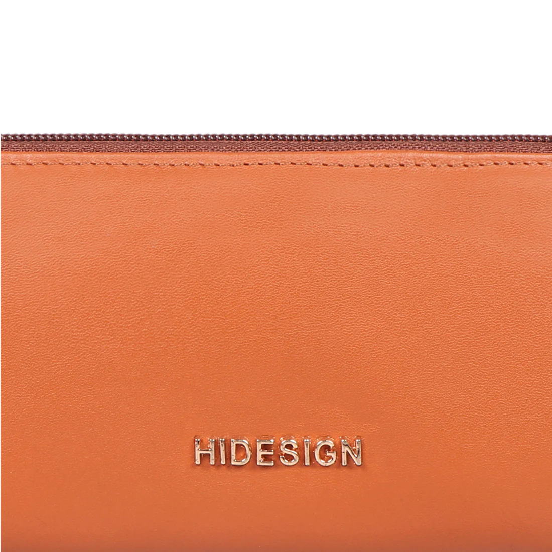 Beth W2 Tan Leather Zip Around Wallet - Image 4