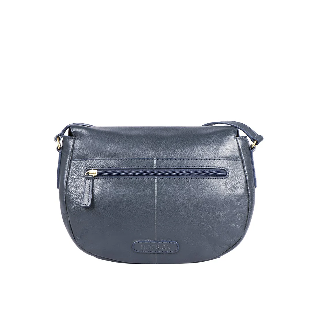 Big Nelly Blue Leather Crossbody - Image 4
