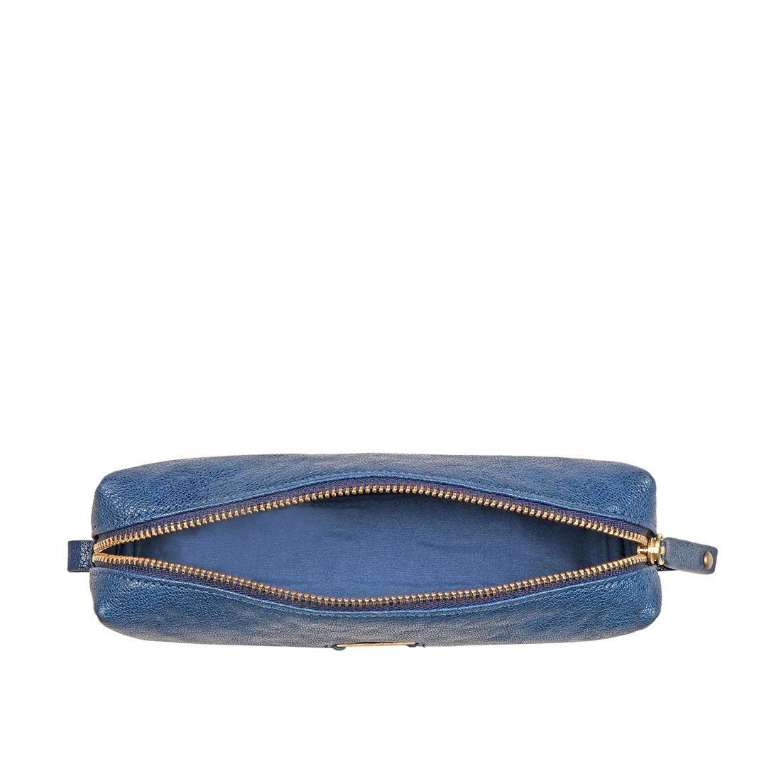 Bilbo Blue Leather Stationery Pouch - Image 7