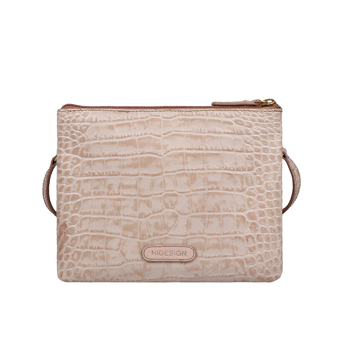 Bille 01 Nude Leather Sling Bag - Image 4