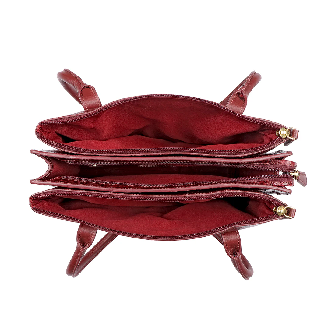 Bille 02 Marsala Leather Shoulder Bag - Image 6