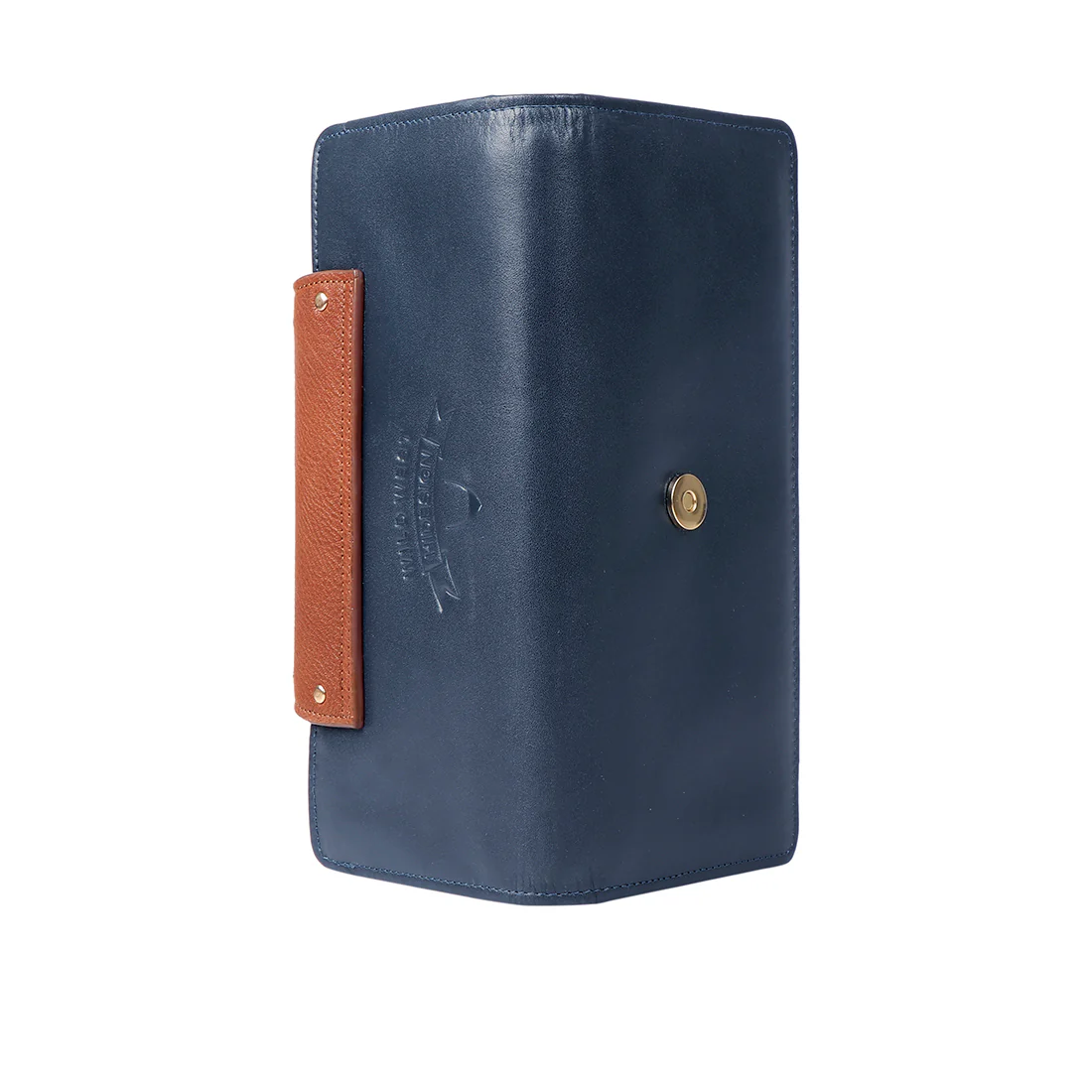 Billy W1 Rf Blue Leather Bi Fold Wallet - Image 4