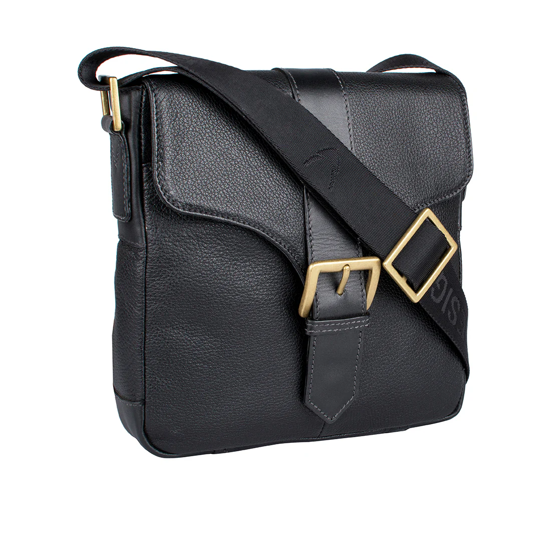 Bleaklow 03 Black Leather Crossbody - Image 2