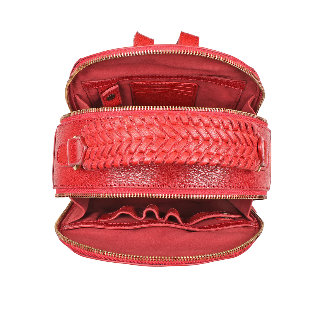 Bloom - 04 Red Leather Backpack - Image 6