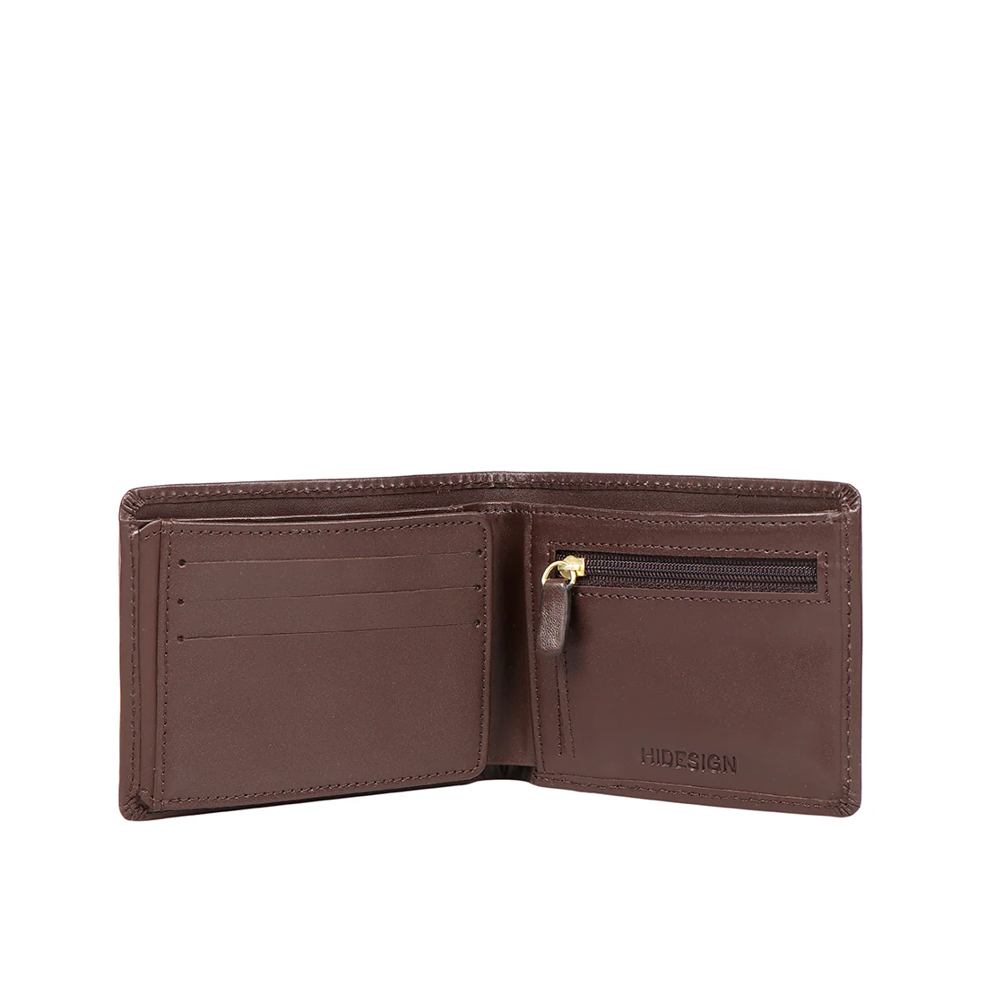 Bobby W3 Brown Leather Bi-Fold Wallet - Image 2