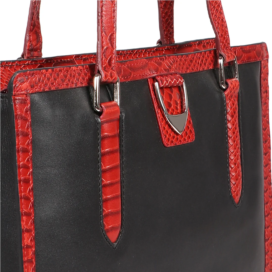 Bogota 02 A Black Leather Shoulder Bag - Image 5