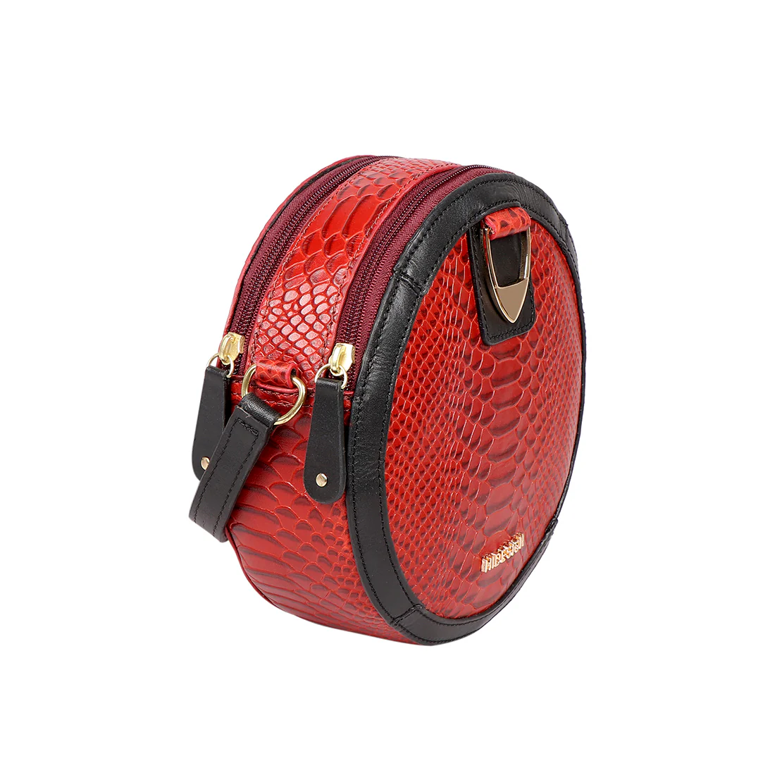 Bogota 03 A Red Leather Crossbody - Image 3