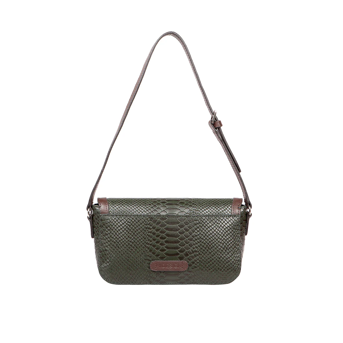 Bogota 05 Green Leather Baguette - Image 4