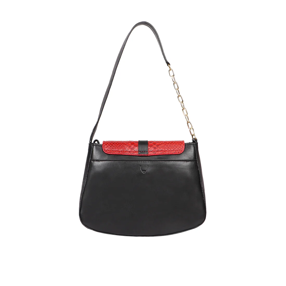 Bogota 07A Black Leather Shoulder Bag - Image 5