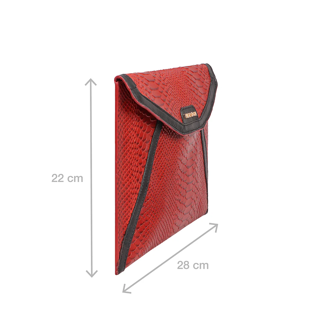 Bogota W2 Red Leather Clutch Wallet - Image 3