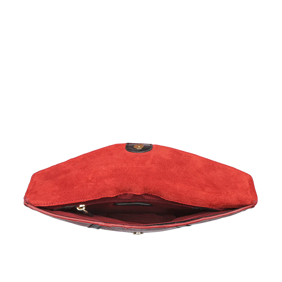 Bogota W2 Red Leather Clutch Wallet - Image 6