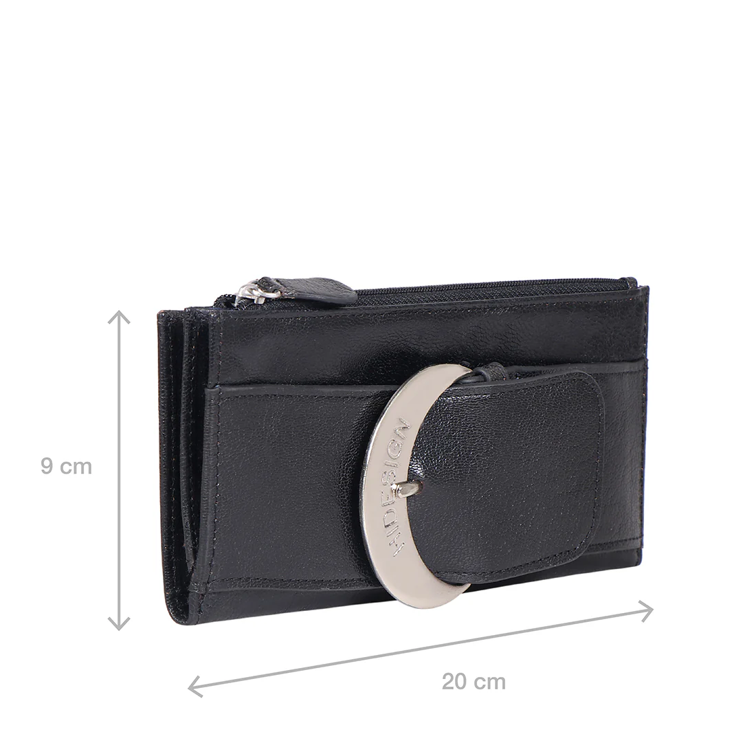 Boleyn W1 Black Leather Bi-Fold Wallet - Image 3