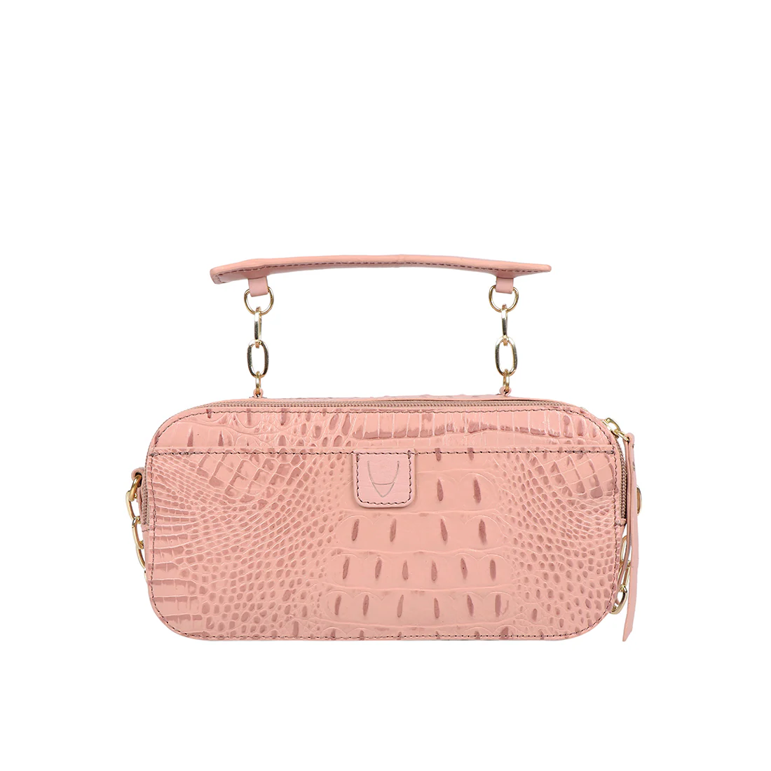 Bolivar 01 Pink Leather Sling Bag - Image 4