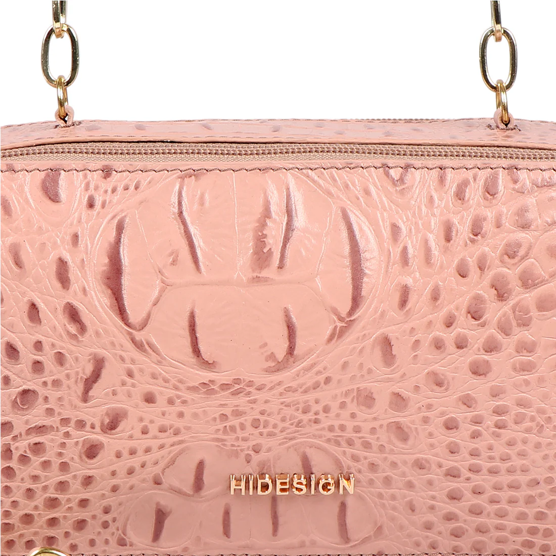 Bolivar 01 Pink Leather Sling Bag - Image 5