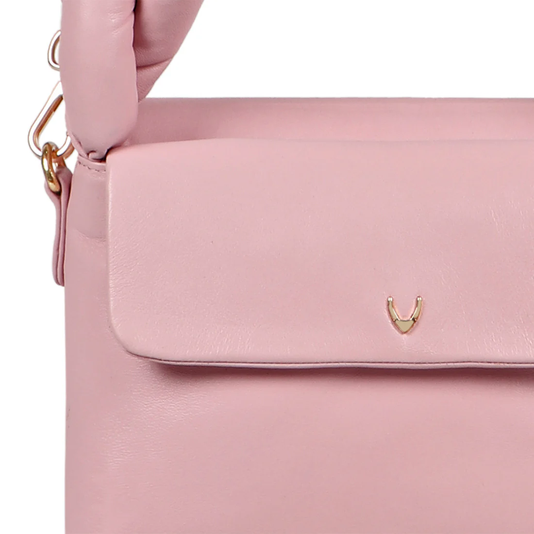 Bomba 01 Pink Leather Shoulder Bag - Image 5