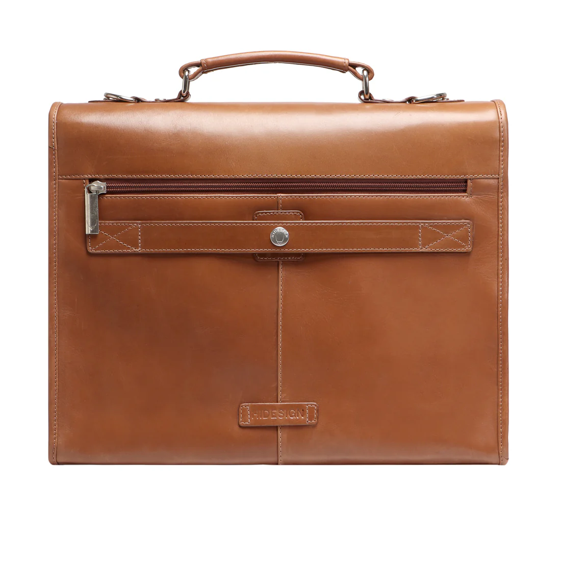 Bond 02 Tan Leather  Briefcase - Image 4