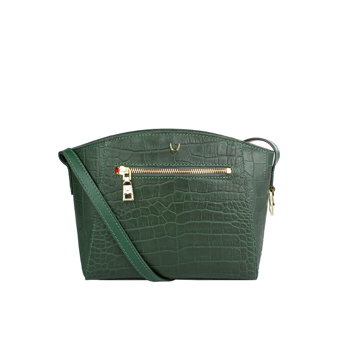 Bonnie 02 Green Leather Sling Bag