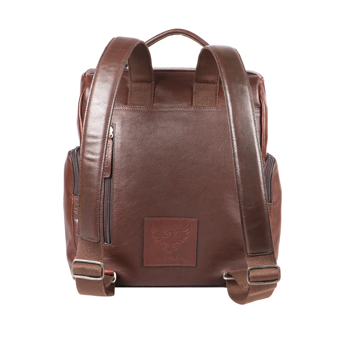 Bose 02 Brown Leather Backpack - Image 4