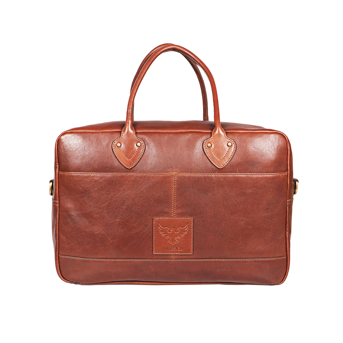 Bose 03 Tan Leather  Duffle Bag - Image 3