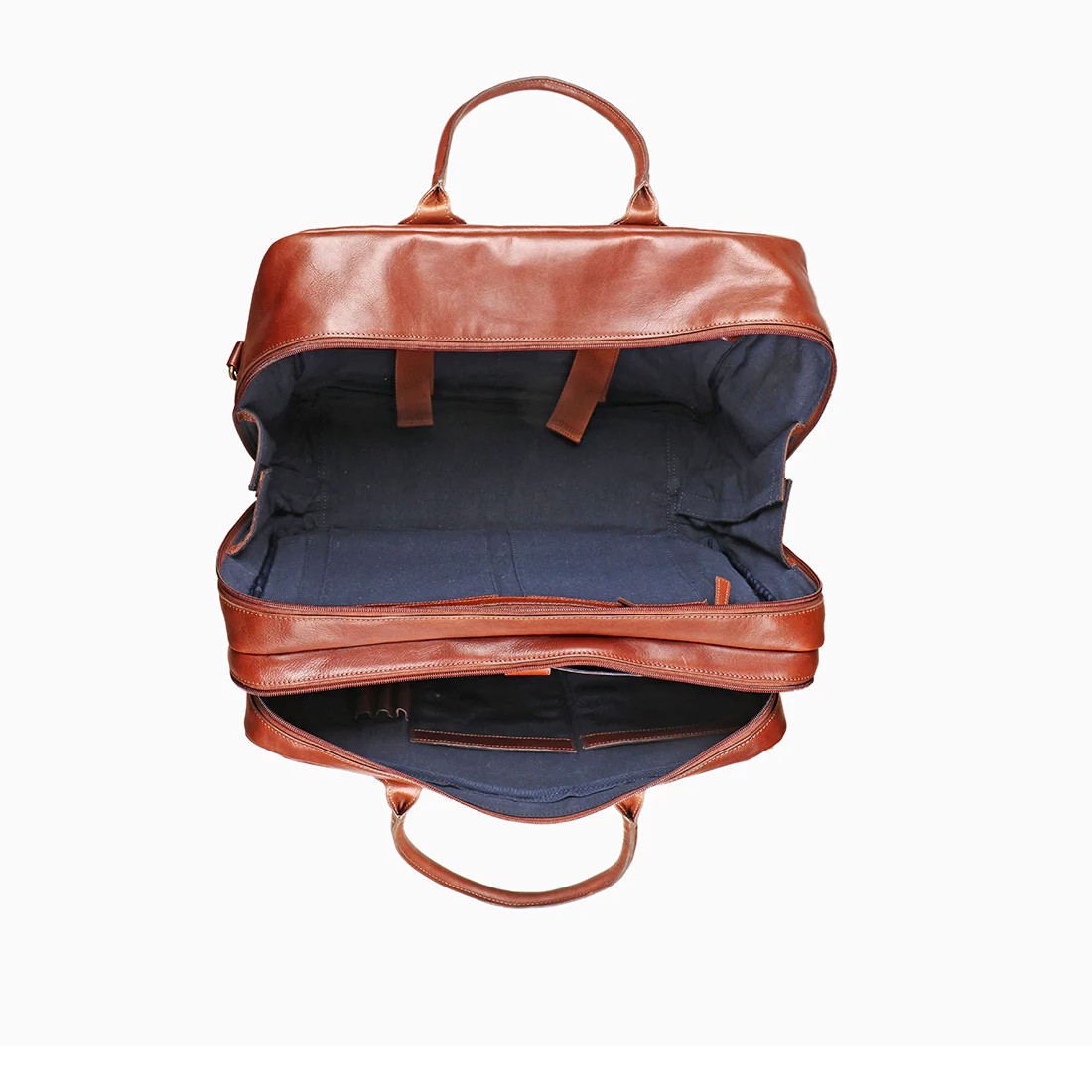 Bose 03 Tan Leather  Duffle Bag - Image 5