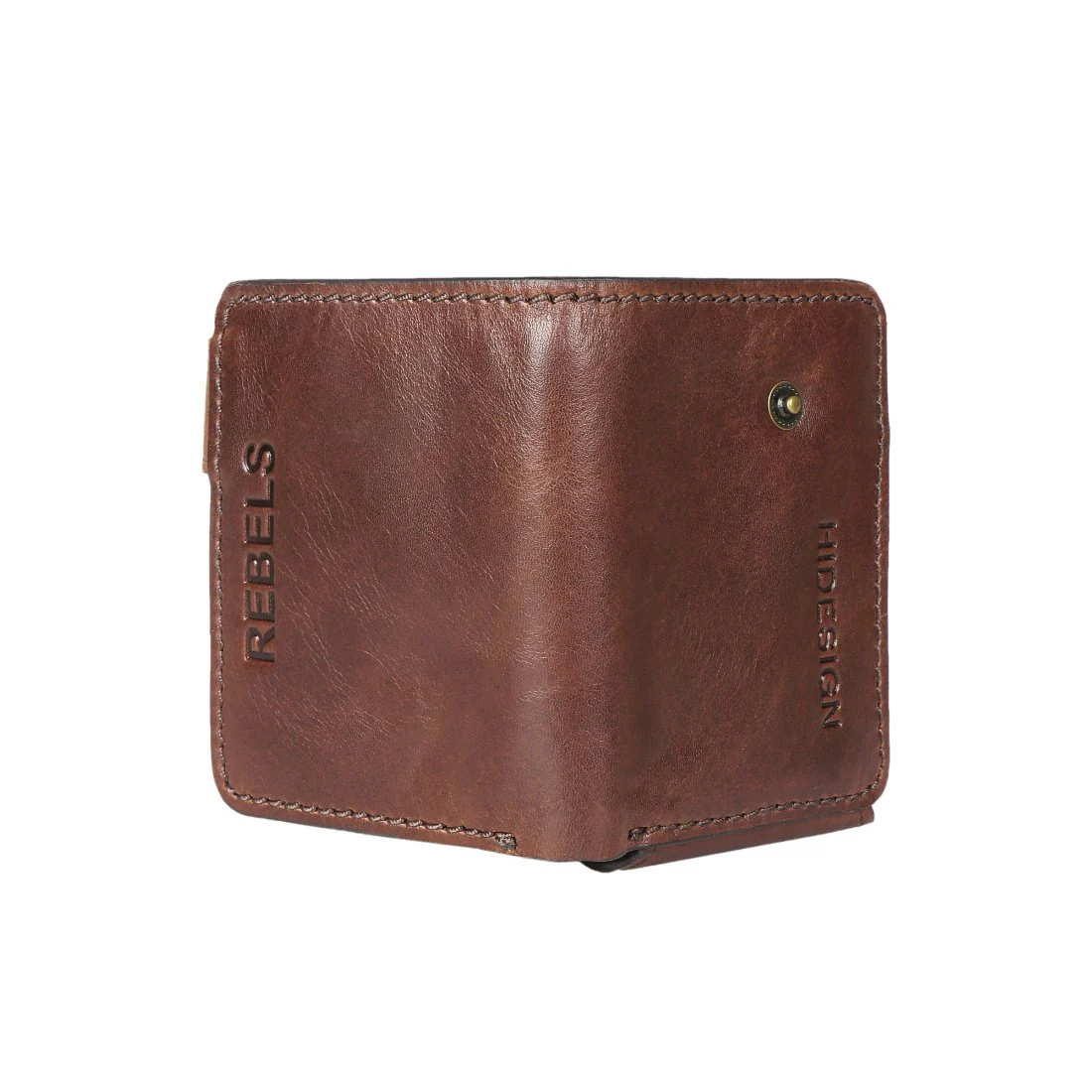 Bose W2 Tan Leather Trifold Wallet - Image 5