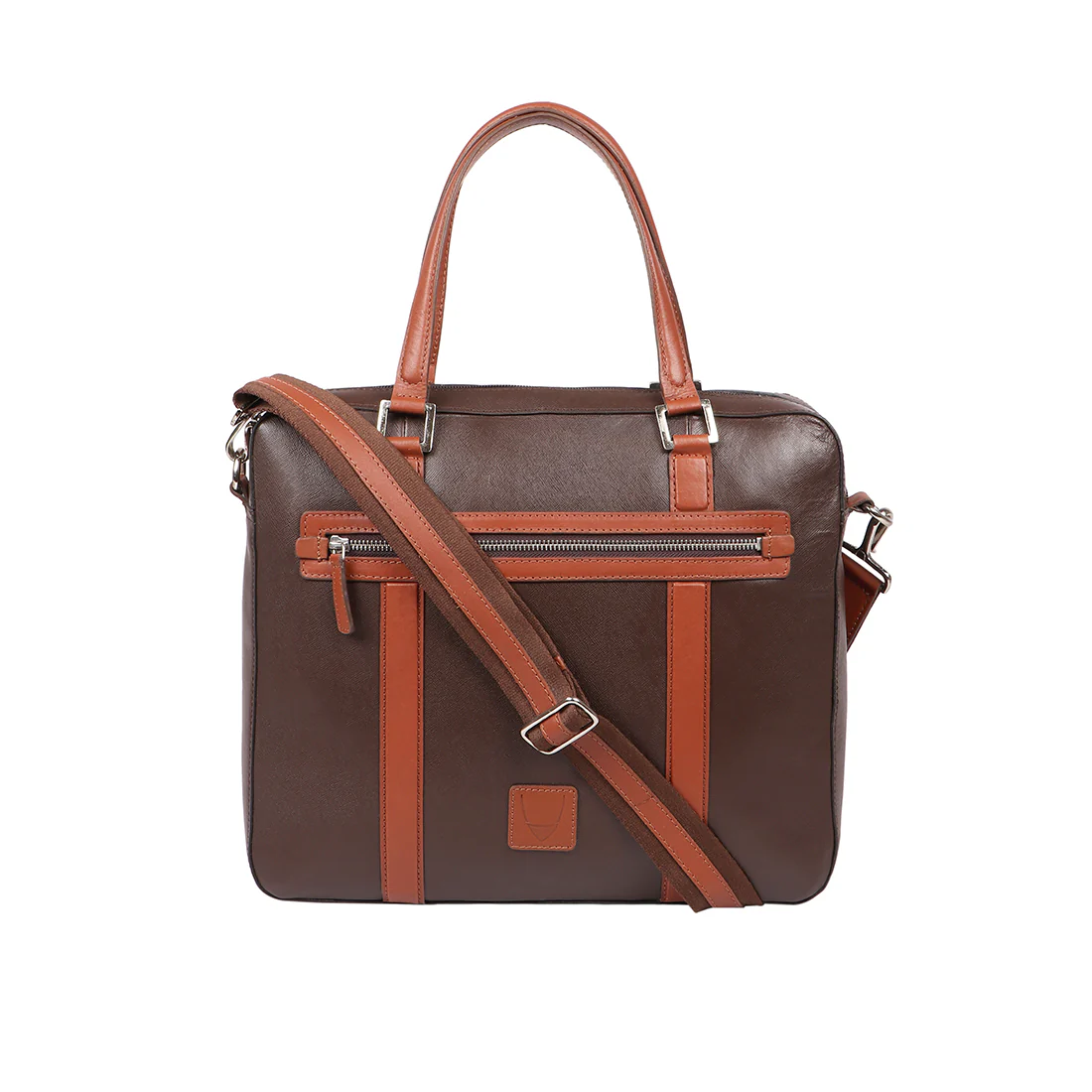 Boston 01 Brown Leather Briefcase - Image 2