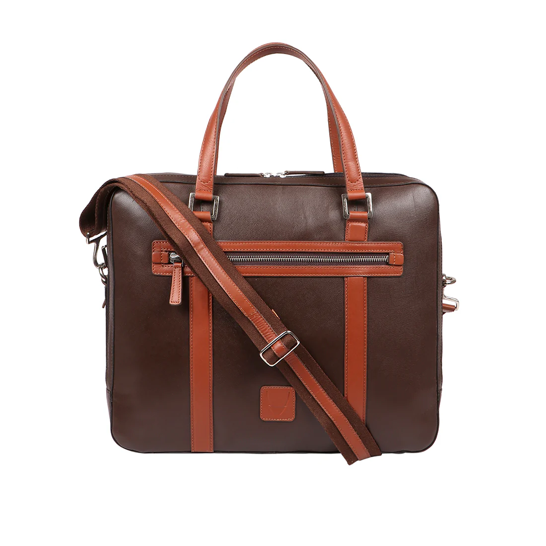 Boston 02 Brown Leather Briefcase