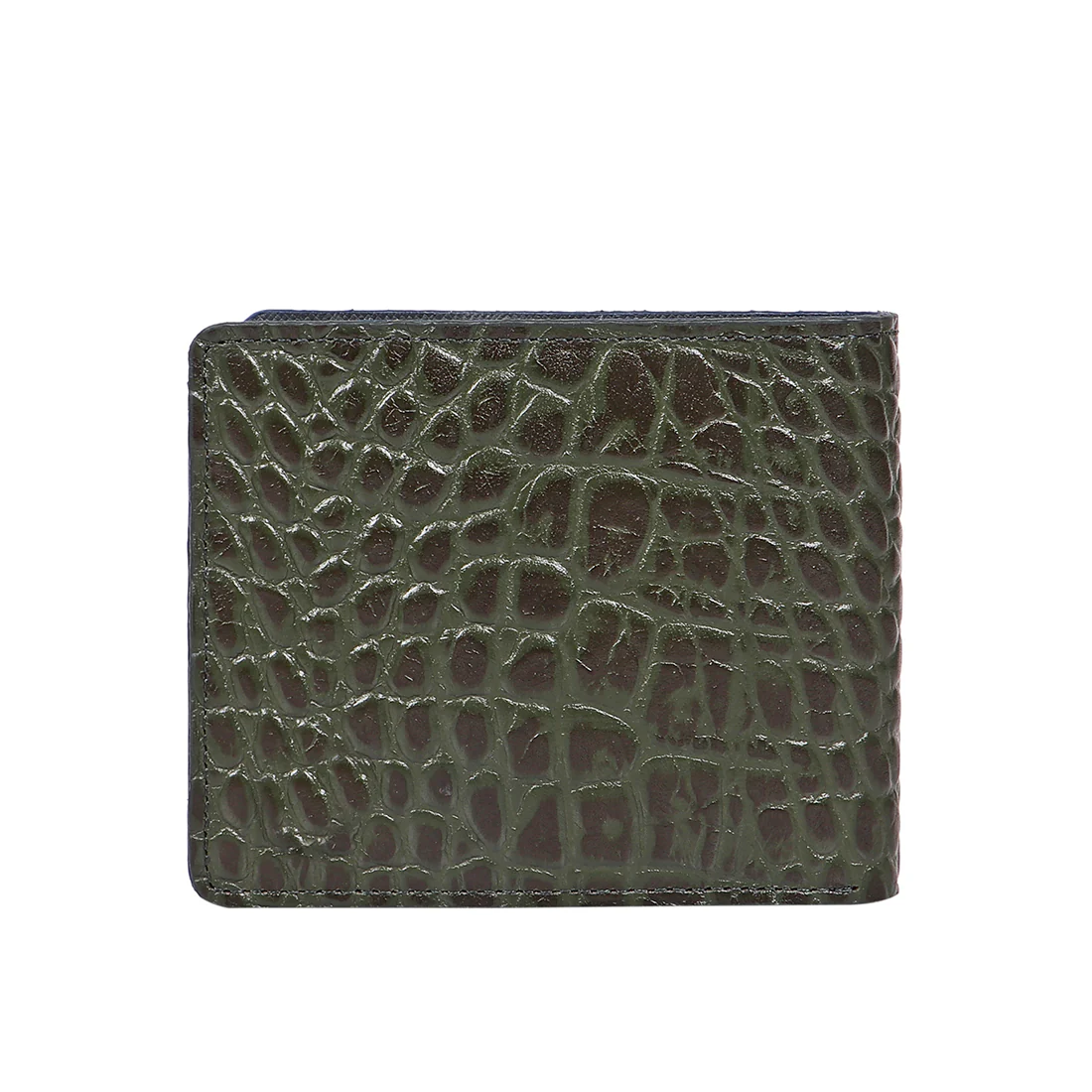 Boston W1 Green Leather Bi-Fold Wallet - Image 5