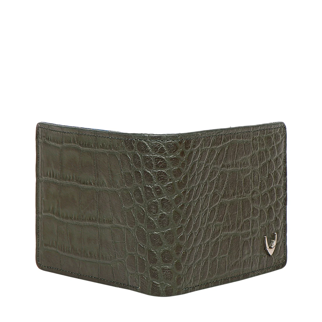 Boston W2 Green Leather Bi-Fold Wallet - Image 5