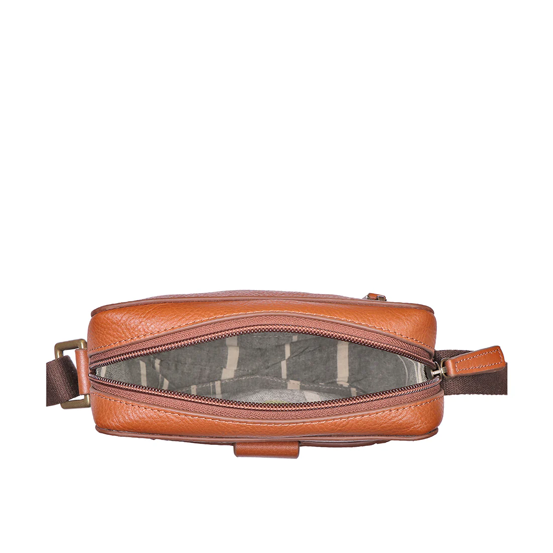 Brick Lane 01 Tan Leather Crossbody - Image 5