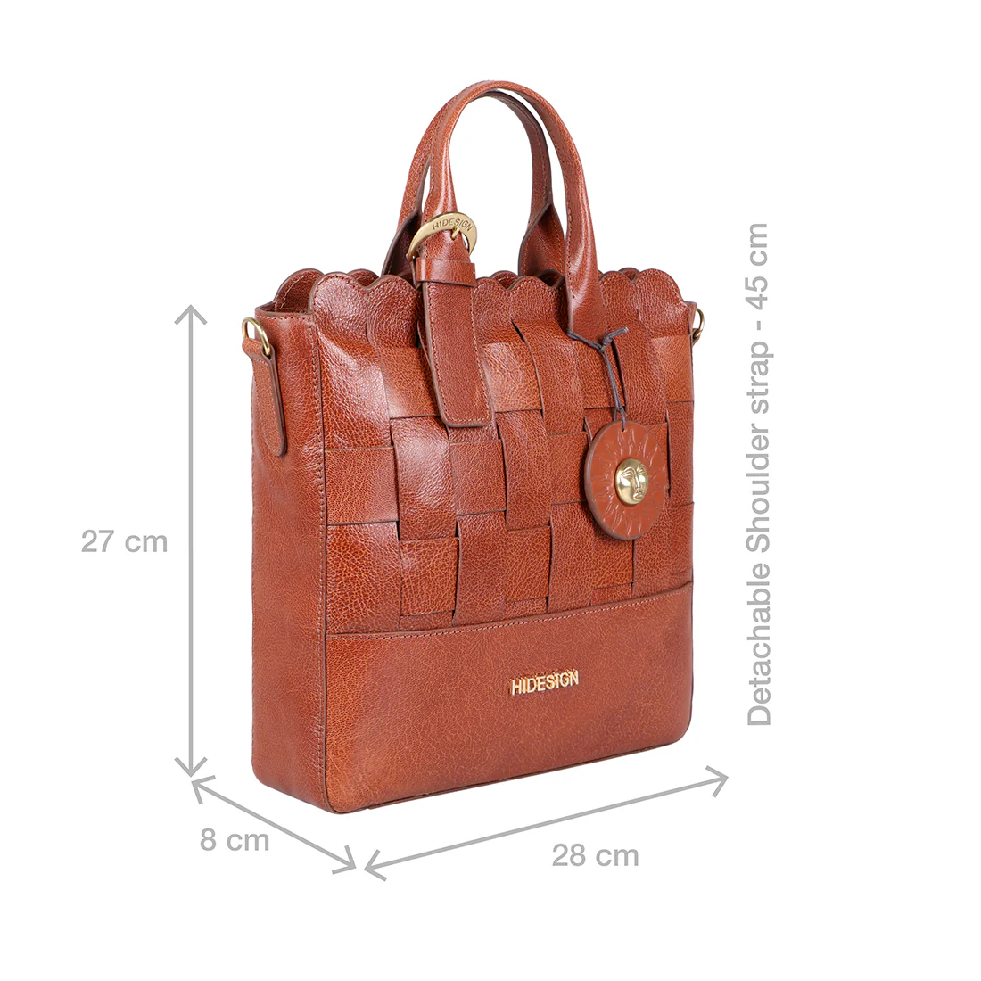 Buffy 01 Tan Leather Satchel - Image 2