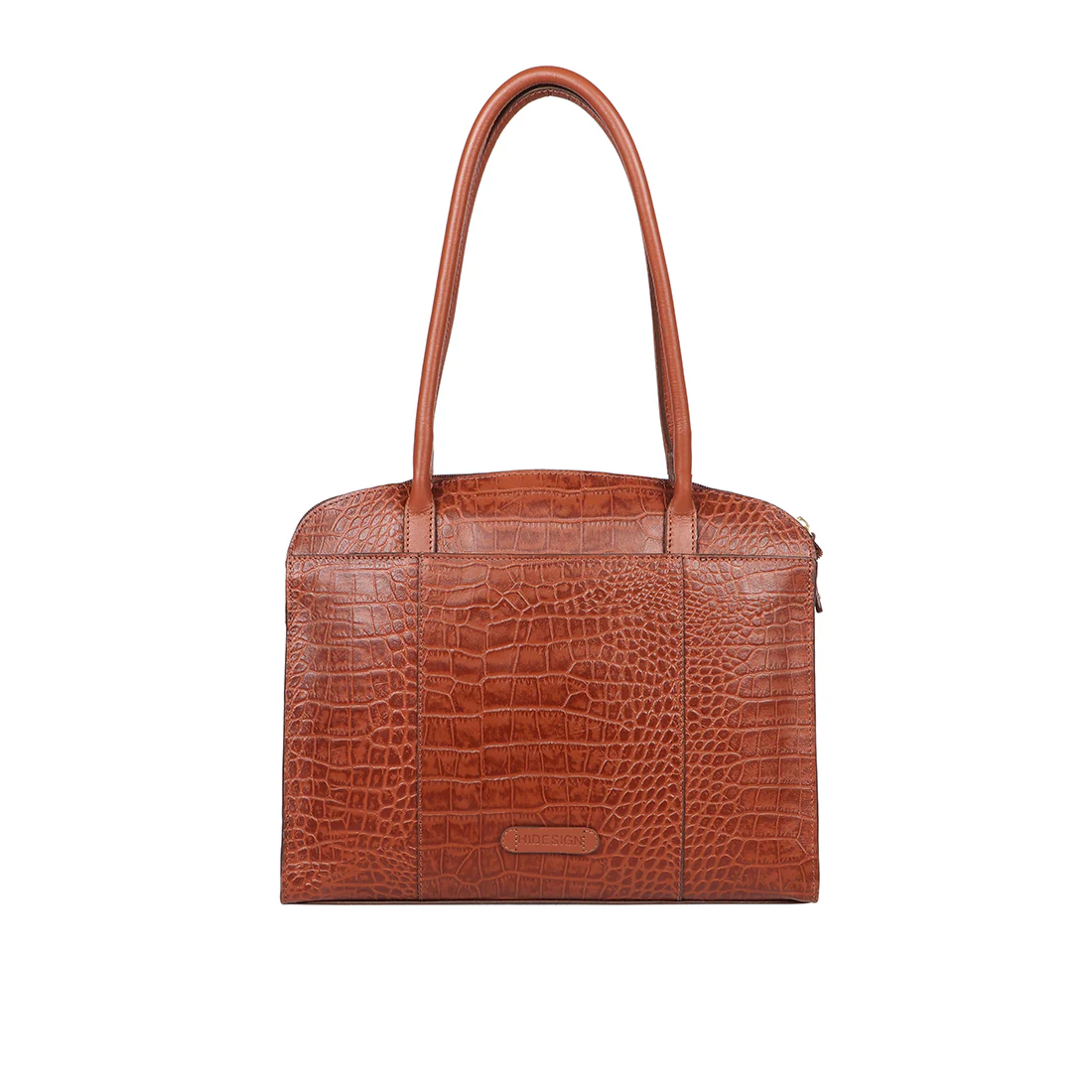 Calama 01 Tan Leather Tote Bag - Image 4