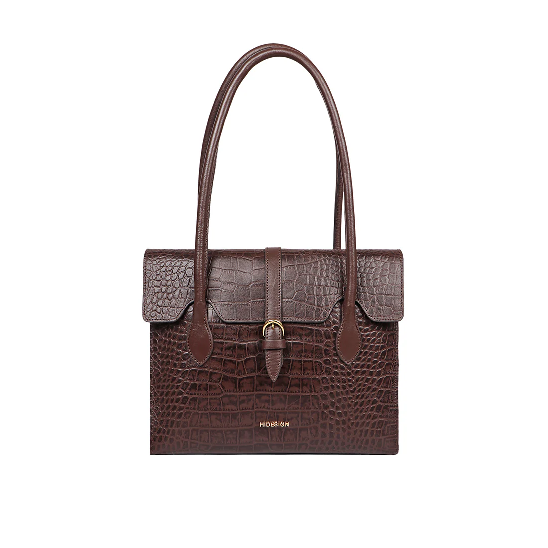 Cali 03 Brown Leather Tote Bag