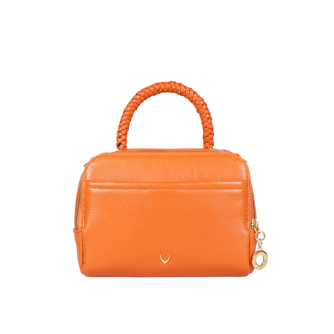 Callas 04 Orange Leather Bowling Bag - Image 5