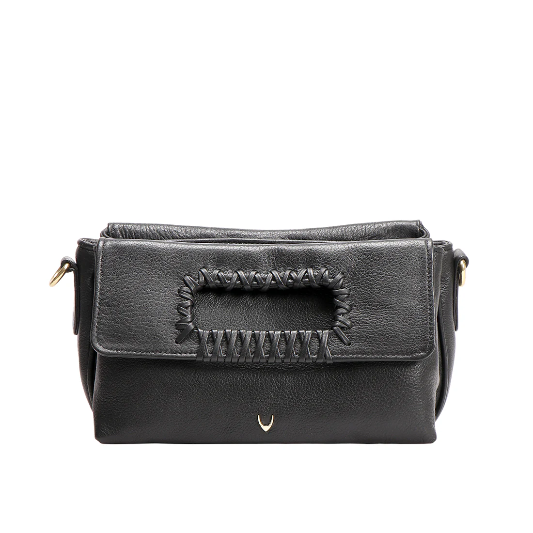Callas 05 Black Leather Shoulder Bag - Image 4